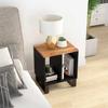 Side Table 40x31x46 cm Solid Wood Acacia & Wood Material