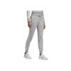Adidas Essentials 3-Stripes Joggers Letter Print Drawstring Cuffed Casual Pants Women Joggers Gray EI0710