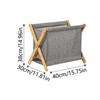 Cotton Linen Japanese Clothes Hamper Foldable Dirty Clothes Organizer Laundry Basket  Closet