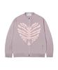 XTONZ Xtk037 Bow Knit Zip-Up (Vintage Pink)