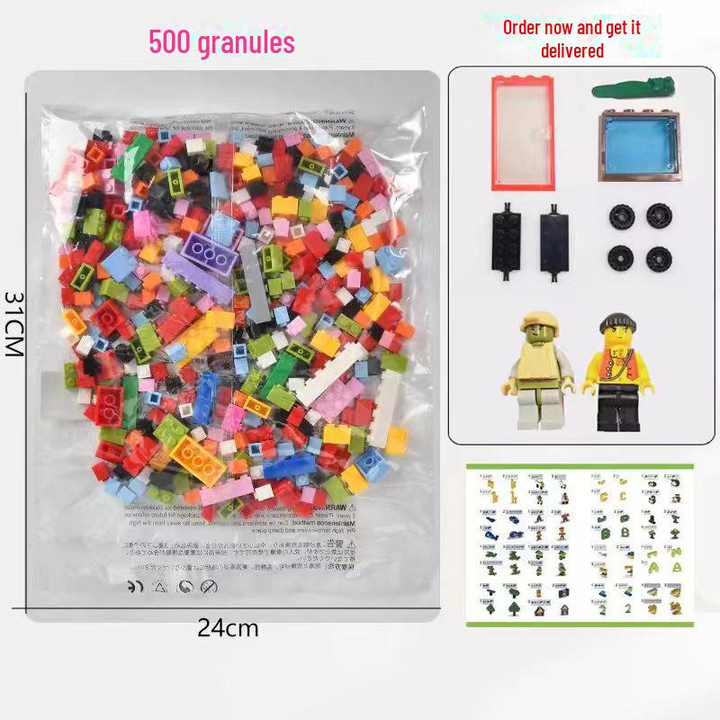 Boxed and Bagged Parts: Compatible with LEGO Australia Blocks, Small Particle Educational Building Toys for Children