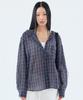 NOIAGO [Choi Soyoon X Noiago] Noi1866 Hooded Check Shirt (Navy)