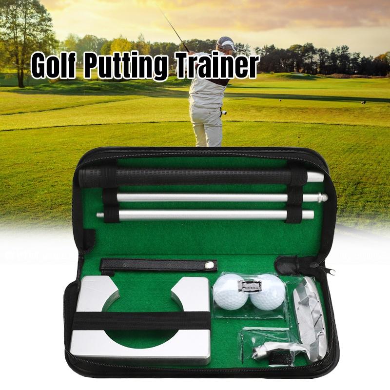 Buy Portable Golf Putter Putting Trainer Set Indoor Training Equipment