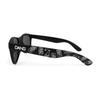 DANG LOCO Sunglasses, Black Matte with Beer x Black Smoke Polarized, 2024 Model (vidg00475)