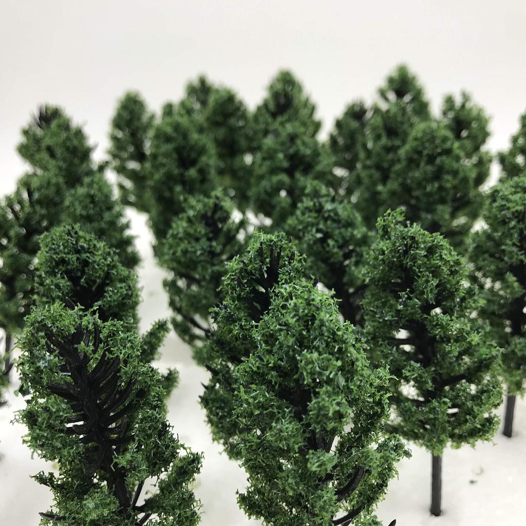 Cedar Tree Forest Model Selectable Colors and Sizes N Gauge Diorama Railway Architectural Tree Landscape Model Tree Miniature Dark [DauStage] - -