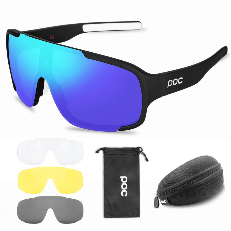 POC 4Lens Set Cycling Glasses ASPIRE Fully Coated Bicycle Goggles Can Be Paired with Prescription Glasses