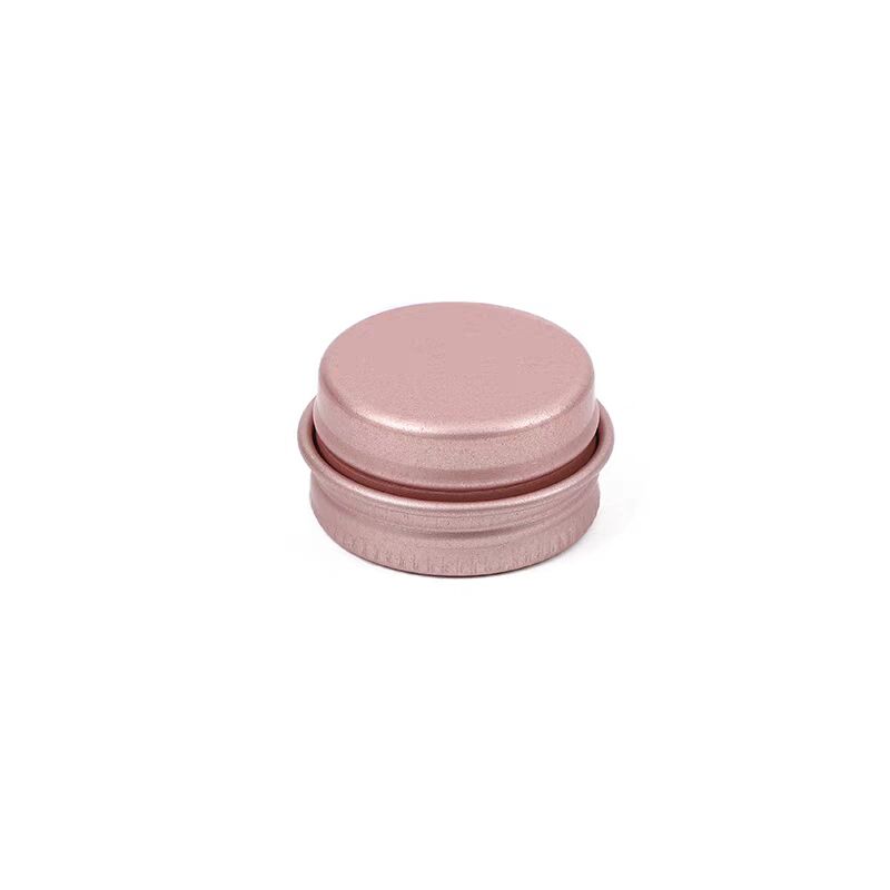 100 Pcs Rose Gold Color 5ml Aluminum Jar 5g Aluminum Tin Container 5ml Cosmetic Jar 5g Cream Jar