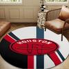 Rockets Team Art Round Mat, Anti-slip Circle Carpet Chair Rug For livingroom,Bedroom, Doormat Home Decor Gift Christmas Gifts