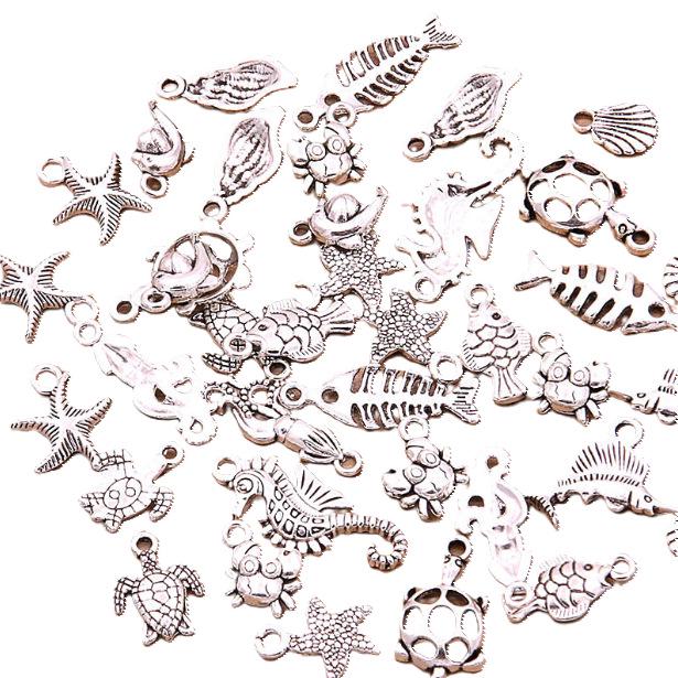 Exquisite Zinc Alloy Marine Life Charm Pendant Keychain