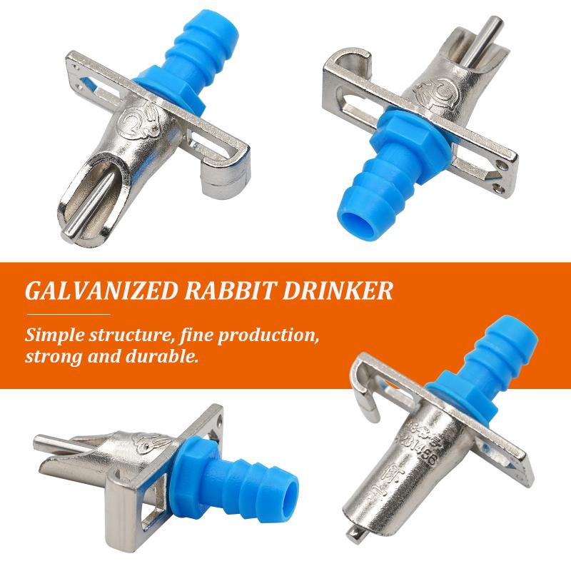 10/15/20Pcs Rabbit Automatic Nipple Water Feeder for Rodents Waterer Rabbit Nipple Drinking Tools Nipple Drinkers for Rabbits