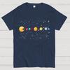 Funny Solar System - Astronauts Space Video Games Cotton Summer Casual Cool Loose T-Shirt