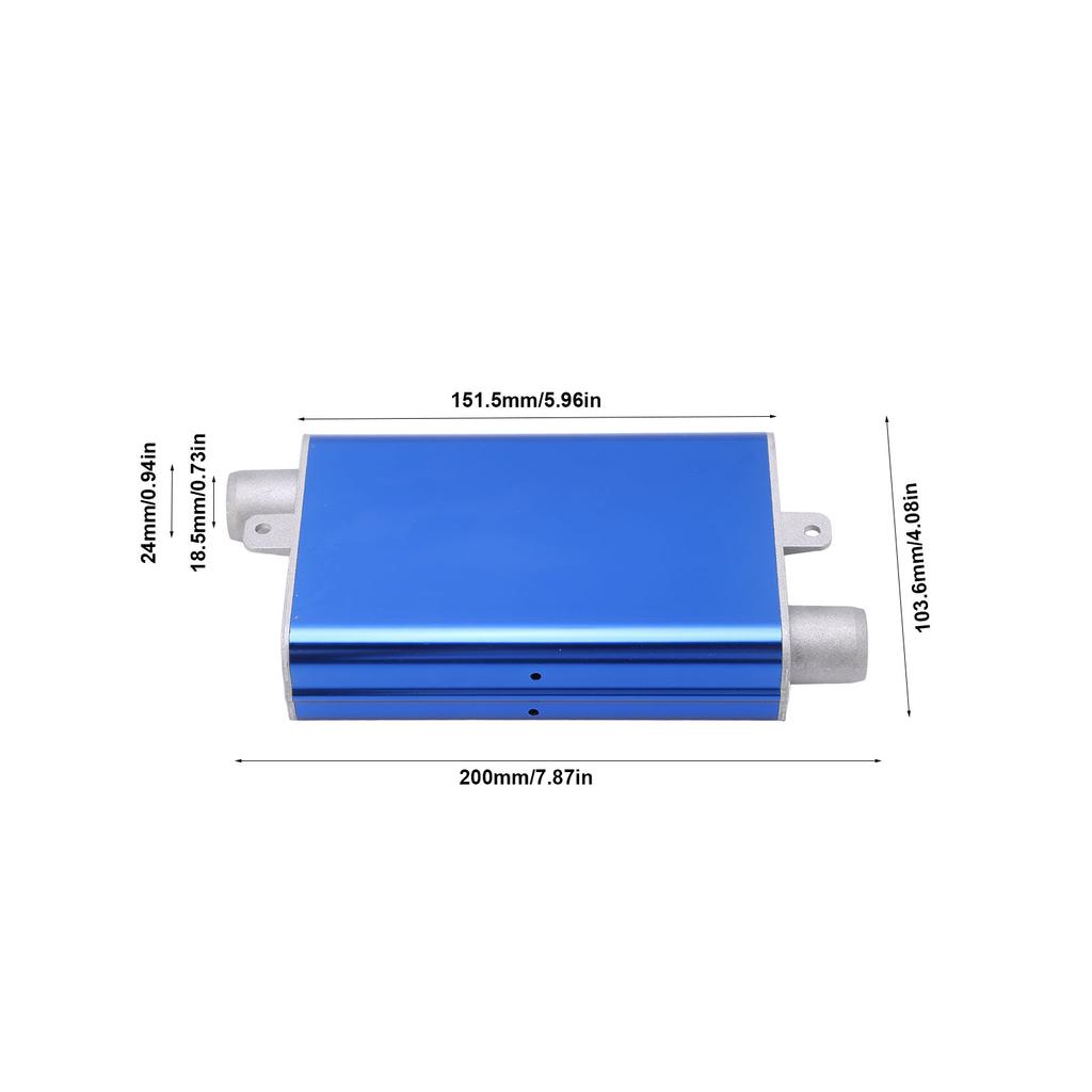 24mm Parking Heater Exhaust Pipe Muffler Aluminum Alloy Straight Heater Silencer for Eberspacher Airtronic D2 D4 D4S