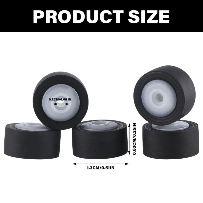 5 bucăți casetofon casetofon roată roată din cauciuc înregistrator de presiune curea de schimb set scripete