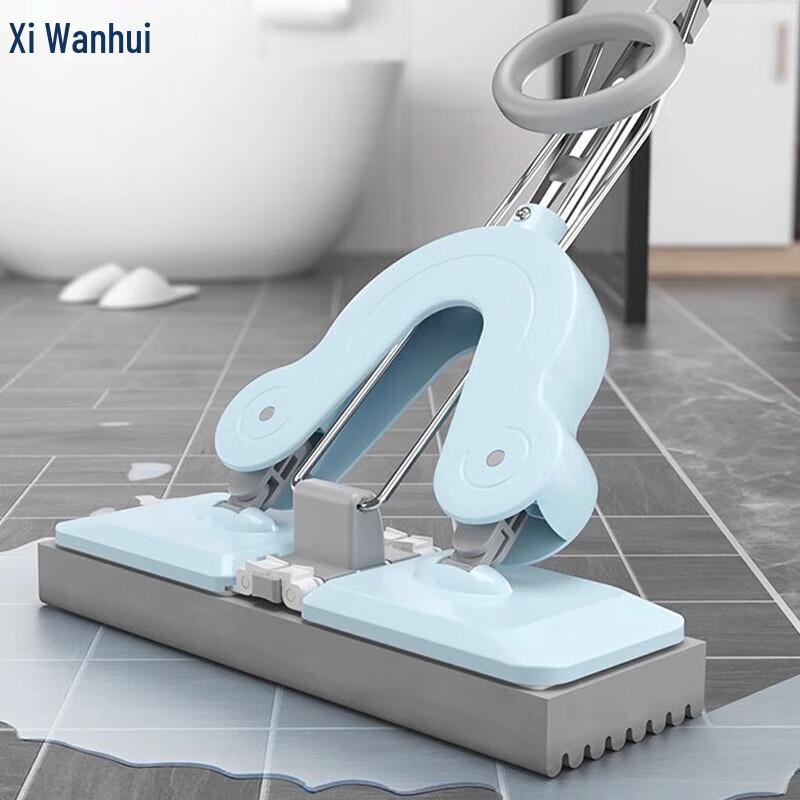 XWH Hands-Free Flat PVA Sponge Mop