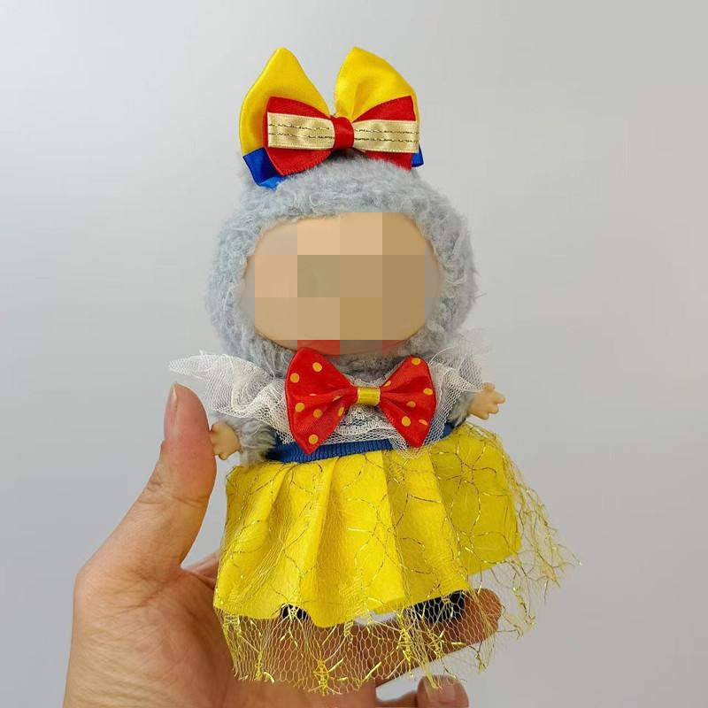 Labubu Pendant: Baby Clothes Blind Box - 17cm Macaron Vinyl.