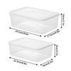 Frozen Meat Preservation Box Refrigerator Food Retain Freshness Transparent Storage Jar Home Kitchen Vegetable Storage Organizer