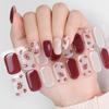 Fashionable Semi Cured Gel Nail Decals That Harden Under Lamp For Salon Quality Results Nail Art Stickers Decoration