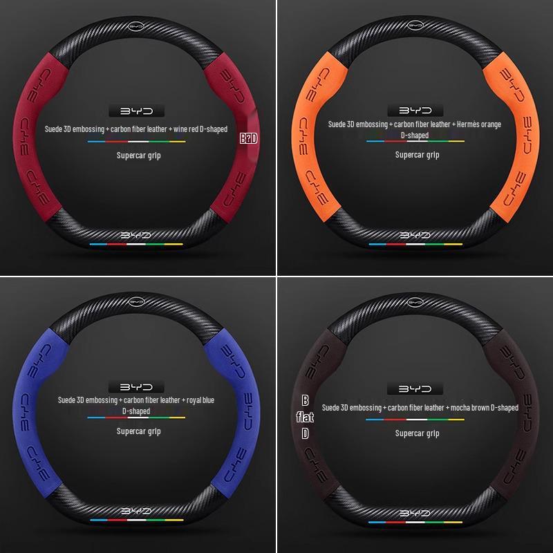 Funda de Volante de Ante para Modelos BYD: Song Pro, Qin, PULS, Tang MAX, Han, Yuan, F3, F6