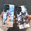Mushoku Tensei Roxy Mobile Phone Case for Samsung Galaxy A56 55 54 53 52 51 36 35 34 23 16 15 5G Glass Colorful Cover Pretty