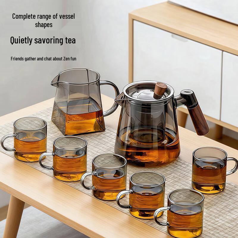 Jiwu Senlin 8-Piece Glass Gongfu Tea Set