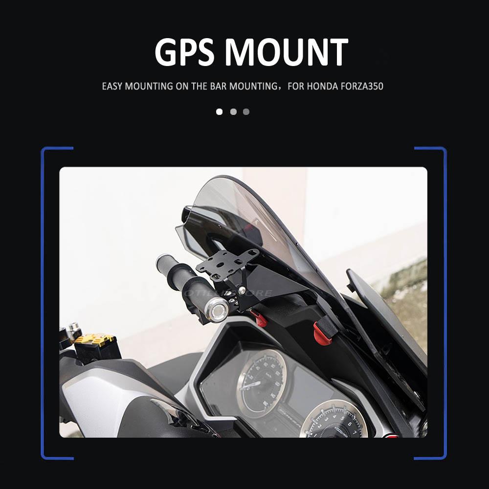 For Honda FOR Forza350 Forza125 Motorcycle FOR Forza-350 Forza-125 Phone Holder Stand GPS Navigator Plate Bracket 2020 2021 2022