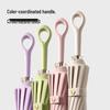 Maydu 16-Rib Reinforced Windproof Long Handle Umbrella