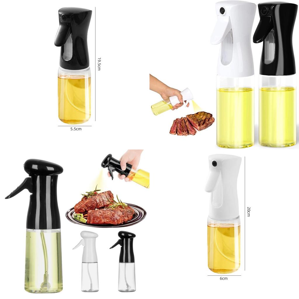 Cooking Oil Mister 200ml Capacity Durable Material Convenient Kitchen Tool