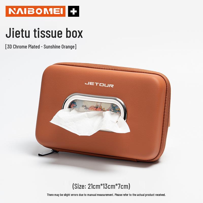 Jetour X70/X70M/X70S/X90/X95/X90PLUS Car Armrest Pull-Out Tissue Box