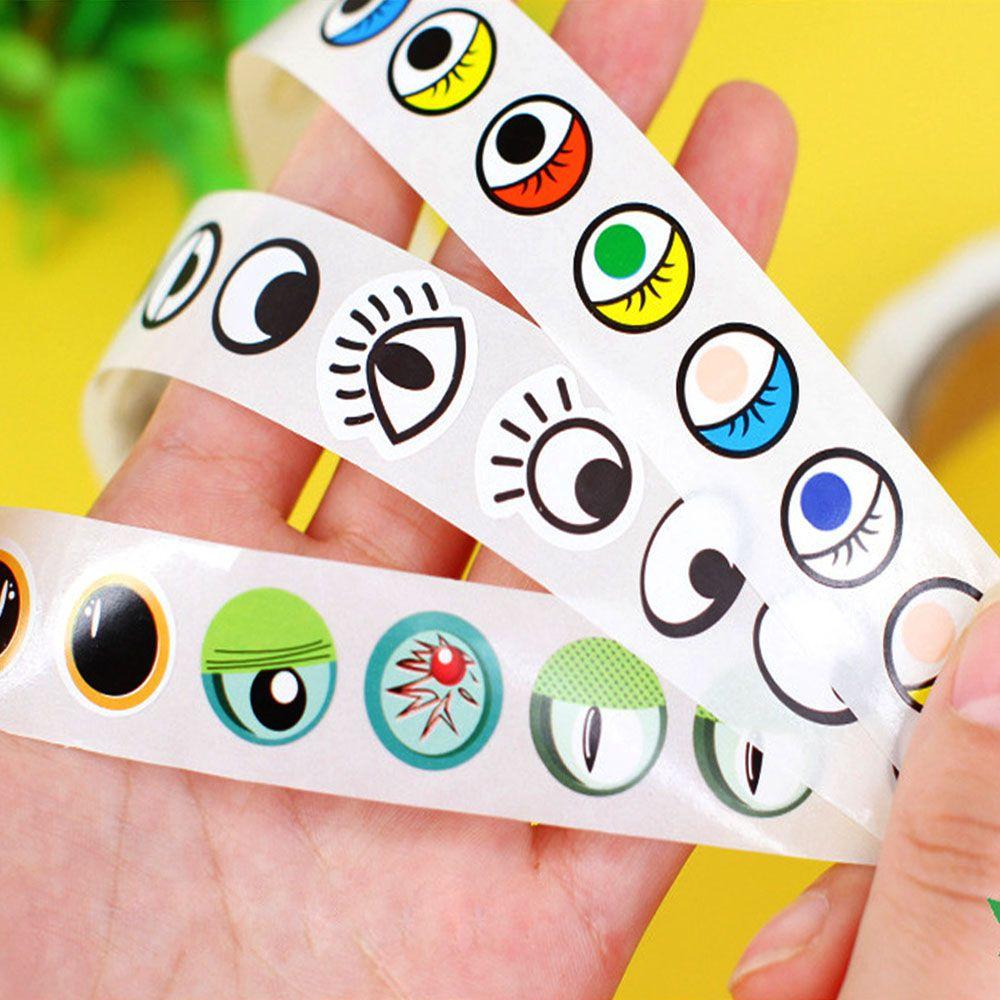 Animal Crafts Materials Birthday Gifts Eyes / Nose / Mouth Educational Toys Stickers Glue Stickers