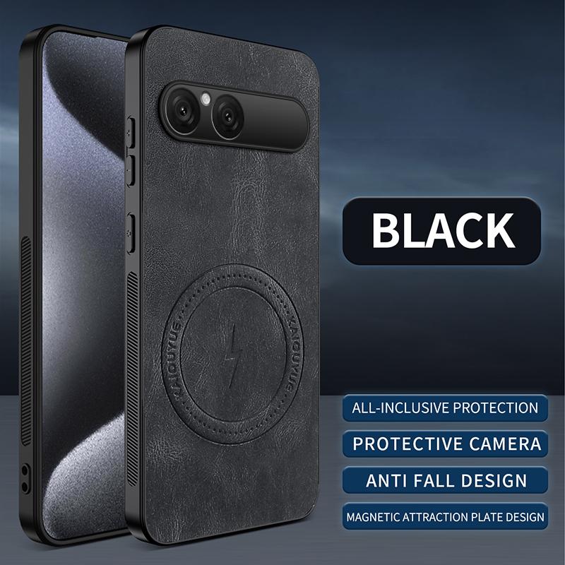 Pro Sony Xperia 10 VIII VII Pouzdro Jednoduché Stylové Magnetické Sání Luxusní Kožené Šetrné k Pokožce Ochrana proti Pádu Pro Xperia 10VIII