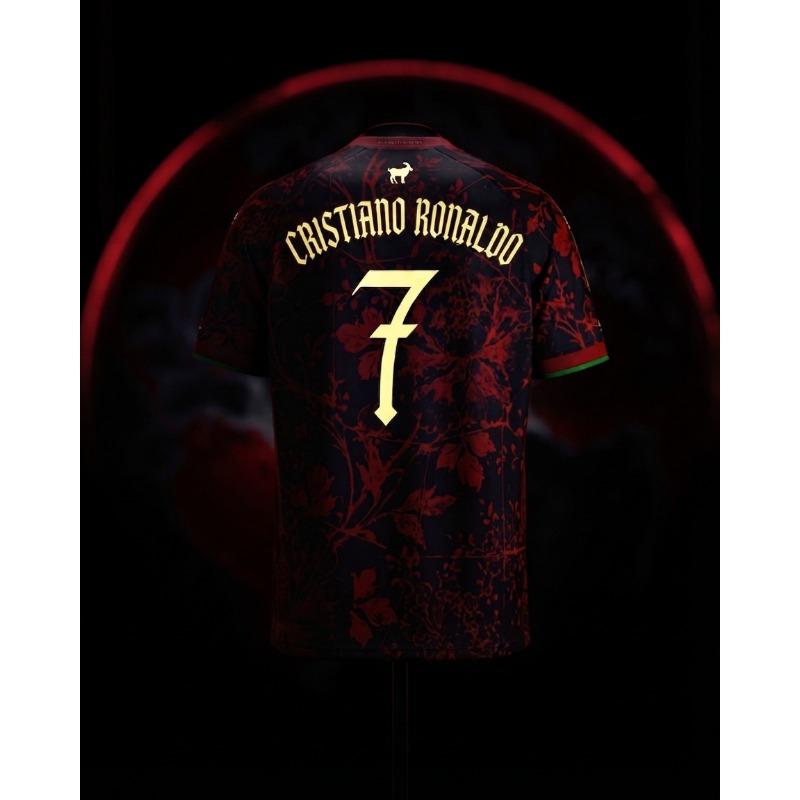2026 Cristiano Ronaldo #7 The Siu Portugal Heritage Fußballtrikot Herren Damen Atmungsaktiv Schnelltrocknend Y2k Fan Rundhals-T-Shirt 6XL
