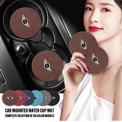 Car Anti Slip Coaster Anti-noise Water Cup Pad Cushion Car Styling For Cooper F54 F55 F56 R56 R60 Roadster Clubman Coupe