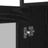 Sideboard in Black Oak Look 100 x 35 x 80 cm Engineered Wood