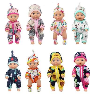 Neuer Jumpsuit Puppen-Outfit Für 10-12 Zoll Babypuppe 25-30cm Reborn Babypuppen Kleidung
