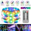 33ft/10m Led String Light 8 Modes Dimmable Waterproof Multi-color Outdoor Rope Strip Light With Remote Control