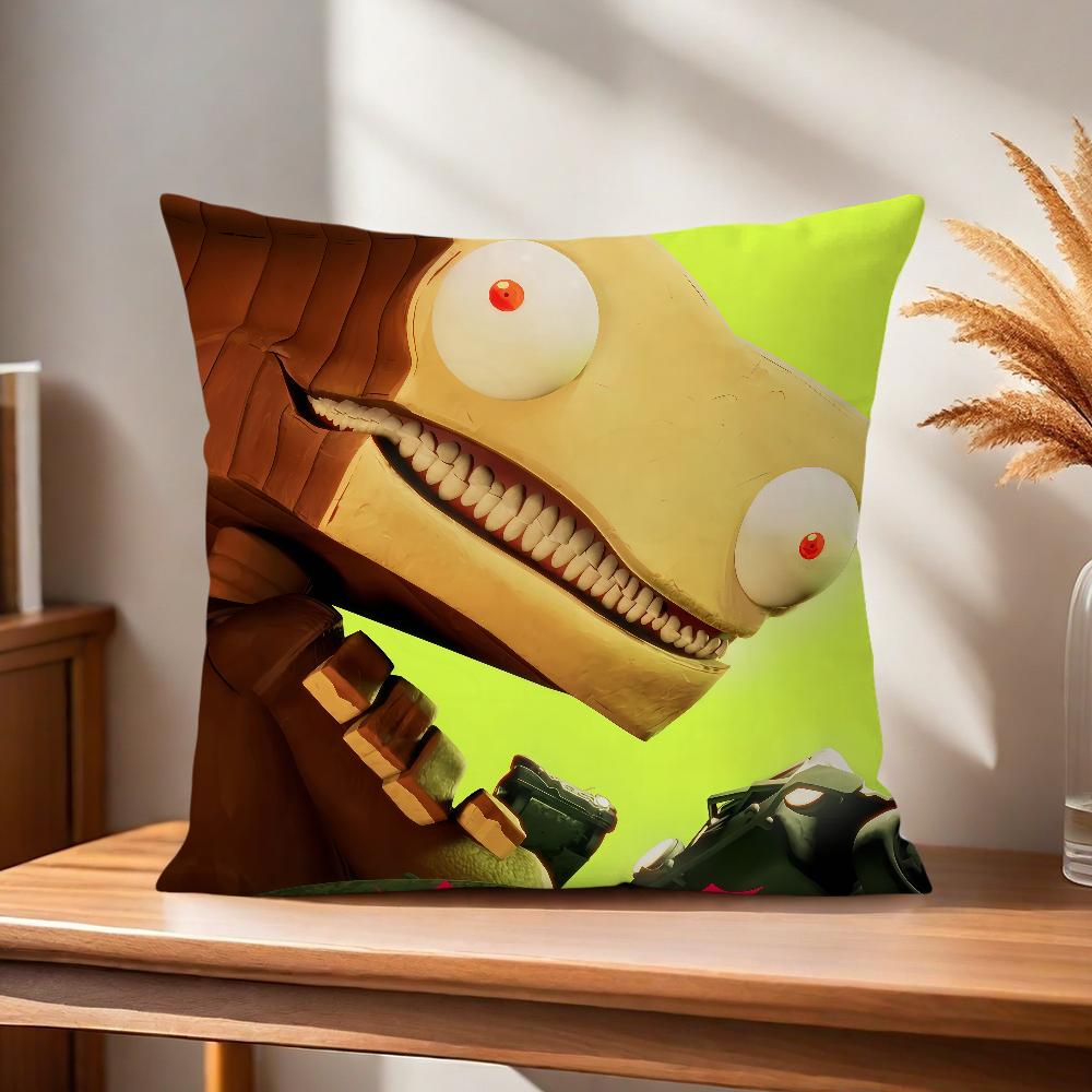 Cushion Cover Soft Pillow Case For Sofa Anime Living Room Home Office Decor Protective Covers The D-District Gaslight Cartoon