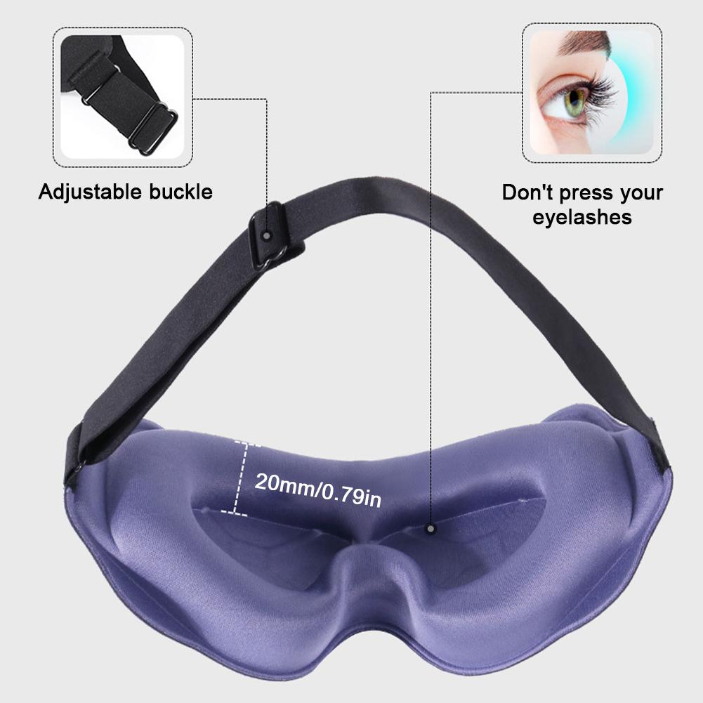 3D Stereoscopic Eye Mask Memory Cotton Sleep Eye Mask Travel Business Trip Nap Shading Eye Mask Eye Cover Patch