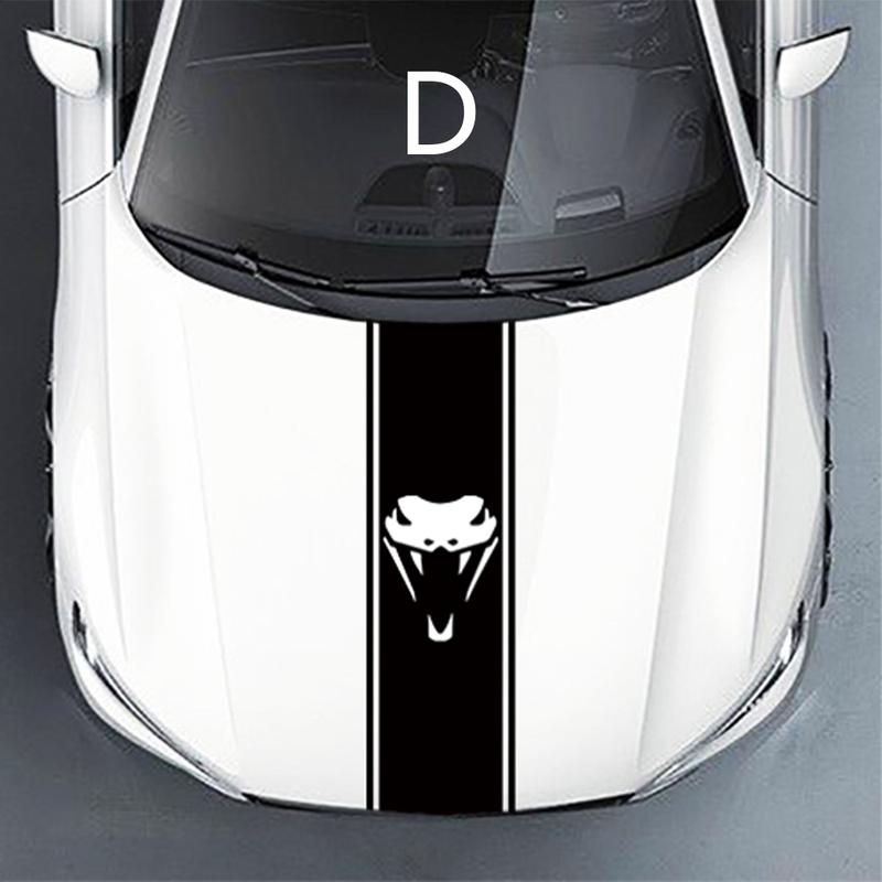 Car Hood Stripe Stickers Racing Style Sticker  Universal Auto Modified Accessories Decor Decals Auto Accessories