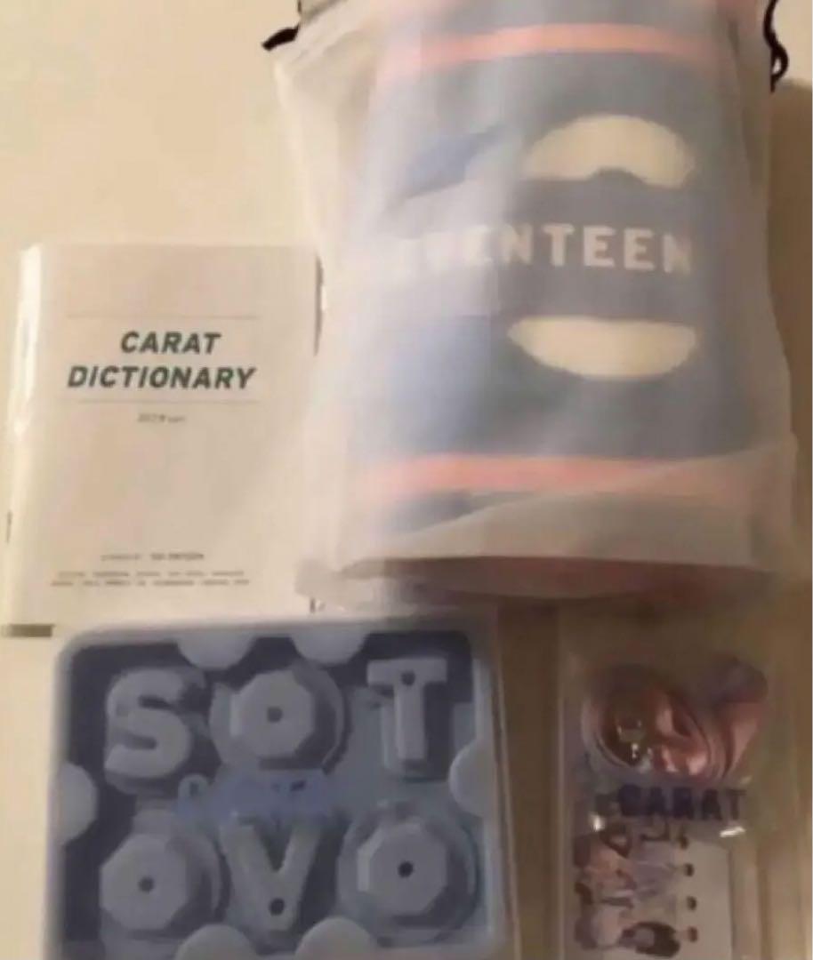 

[USED] SEVENTEEN Towel Trading Card Pass Case CARAT