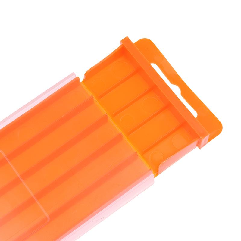 Drill Storage Box Plastic Drawing Box Special Tool Box For Twist Drill Tap Accessories Parts Storage Box