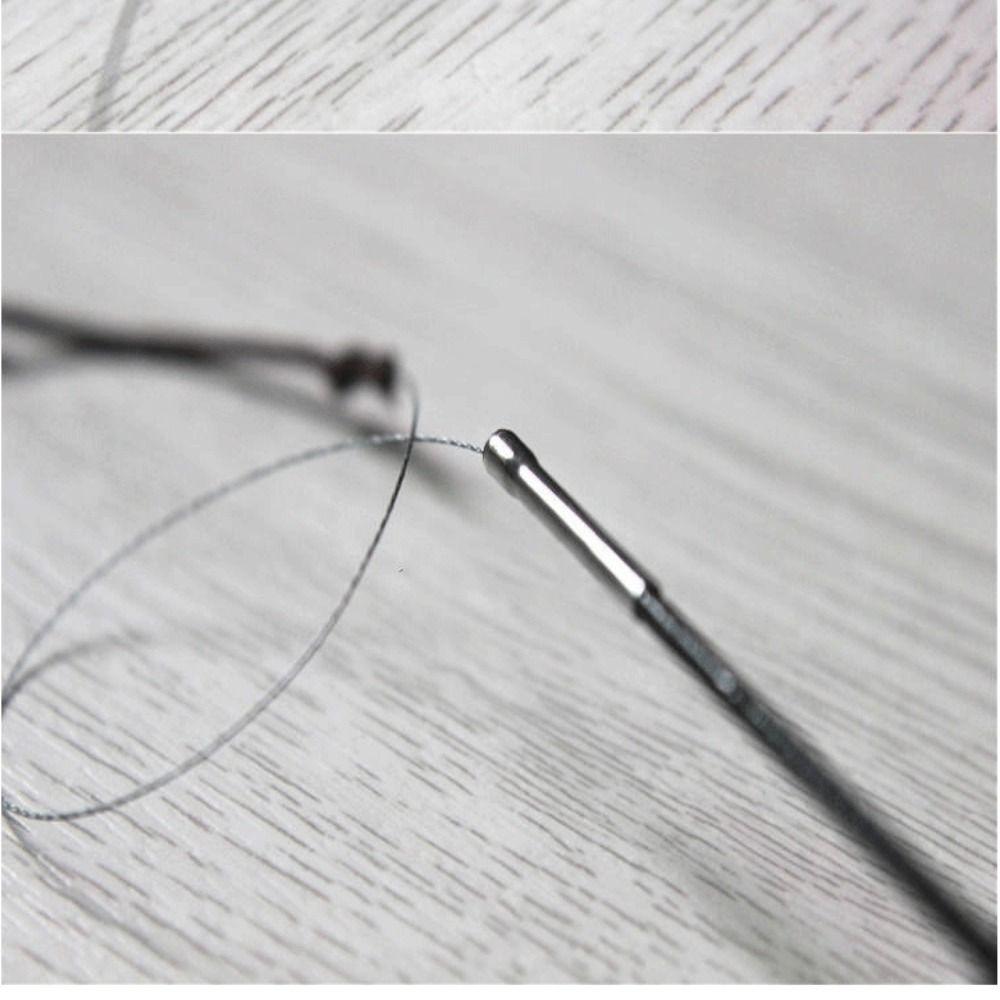 2.8mm-4.6mm Chinatrust Ceramic Ring Stainless Steel Tip Repair Kit  Fishing Rod Repair