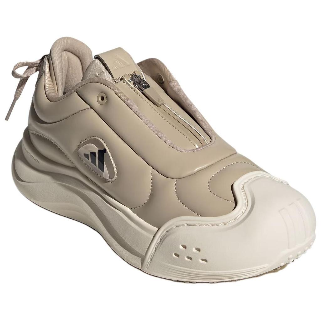 Adidas Maxxcourt Fos Q4 Comfortable Non-Slip Durable Low-Top Casual Shoes Women Sneaker Brown White JR1329