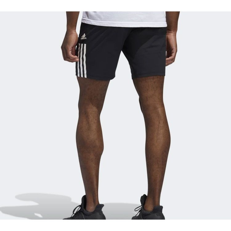 Adidas 3-Stripe Slim Shorts Men Bottoms Black GJ5109