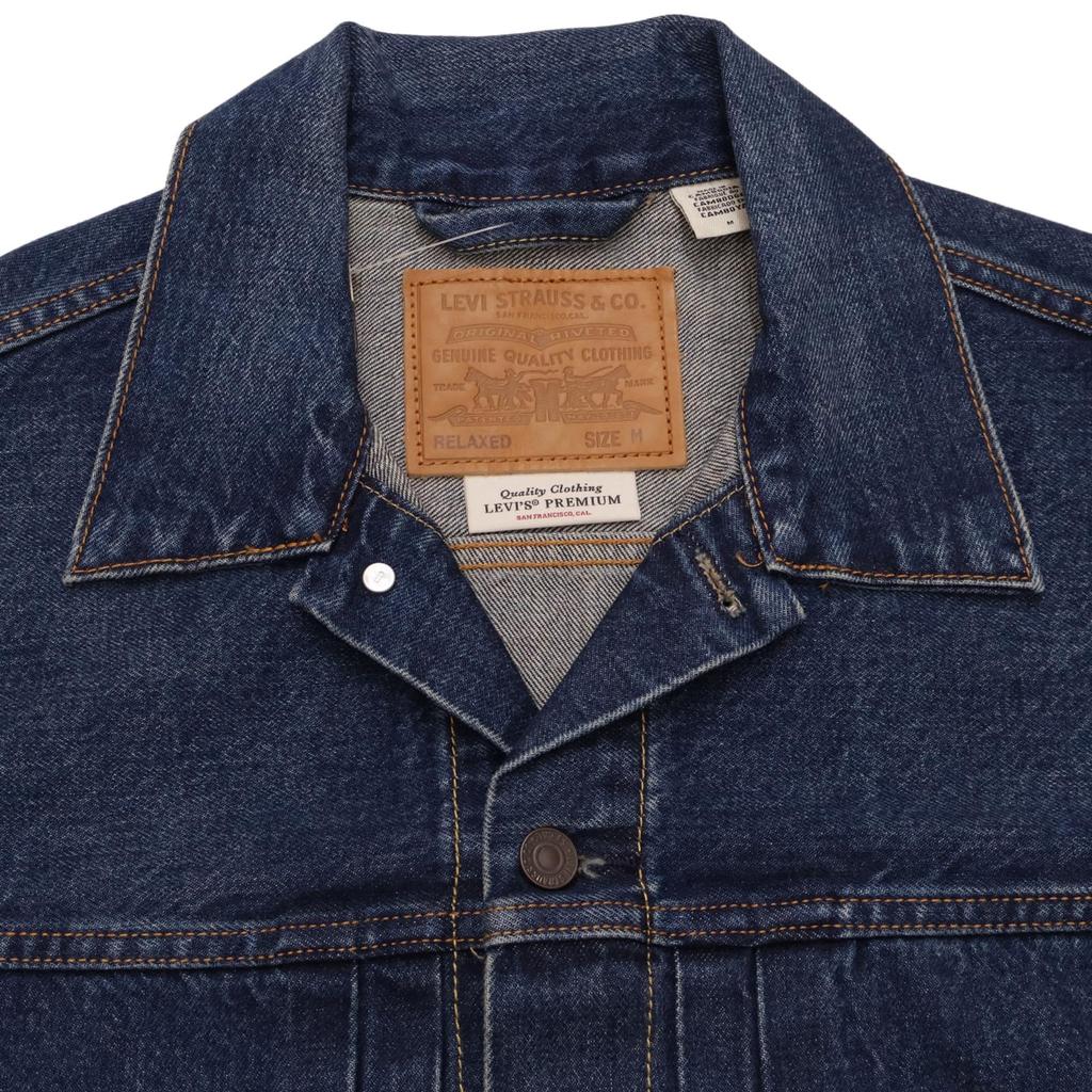 Levi's Джинсовая куртка-тракер Type II Мужская Темно-синий M A76320020