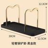 Space Aluminum Kitchen Pot Cover Rack, Table Top Shelf, Spoon, Cooking Shovel, Pot Shovel Rack, Collecting Rack
