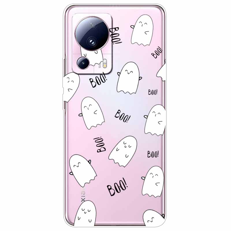 For Xiaomi 13 Lite 5G Case 13Lite Clear TPU Soft Lovely Cats Silicone Print Cover for Xiaomi Mi 13 Lite Transparent Xiaomi13Lite