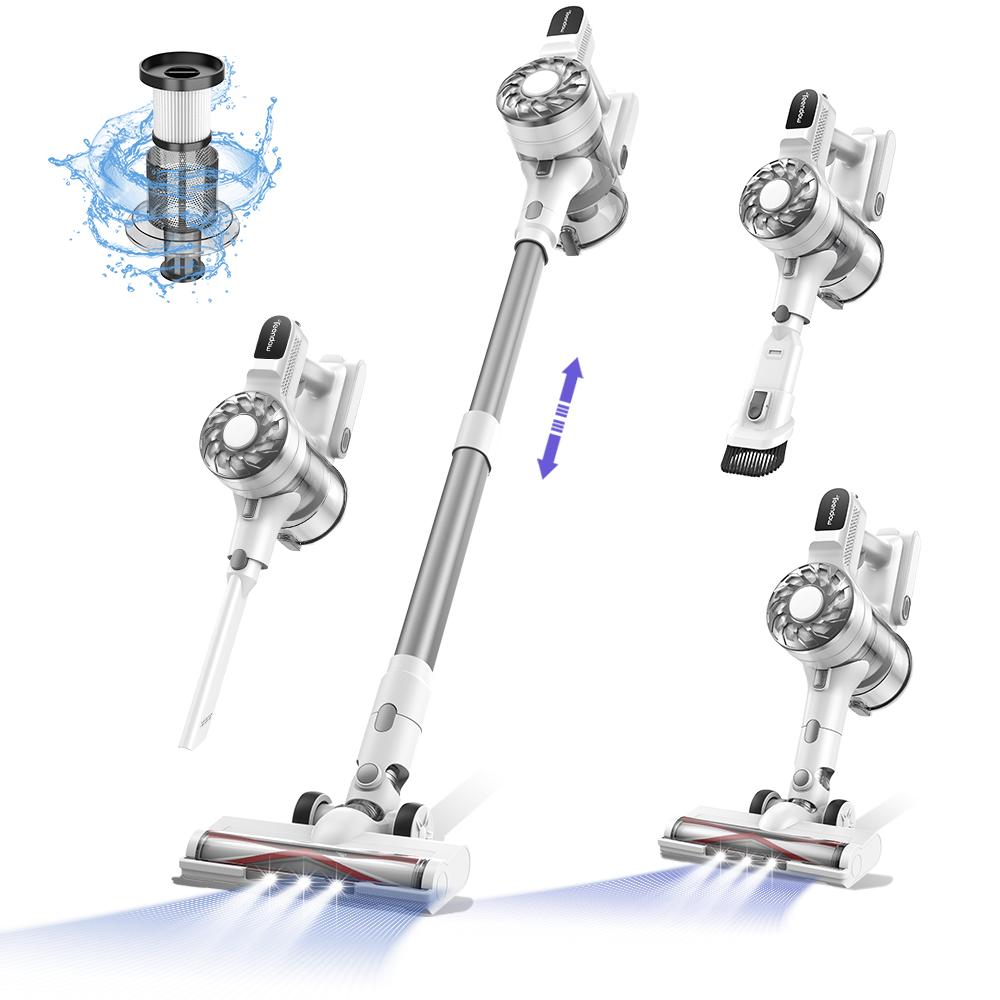 Teendow V08 Pro Cordless Vacuum Cleaner,25kPa Powerful Suction,Handheld Vacuum Cleaner Suitable For Home,2200mAh Battery