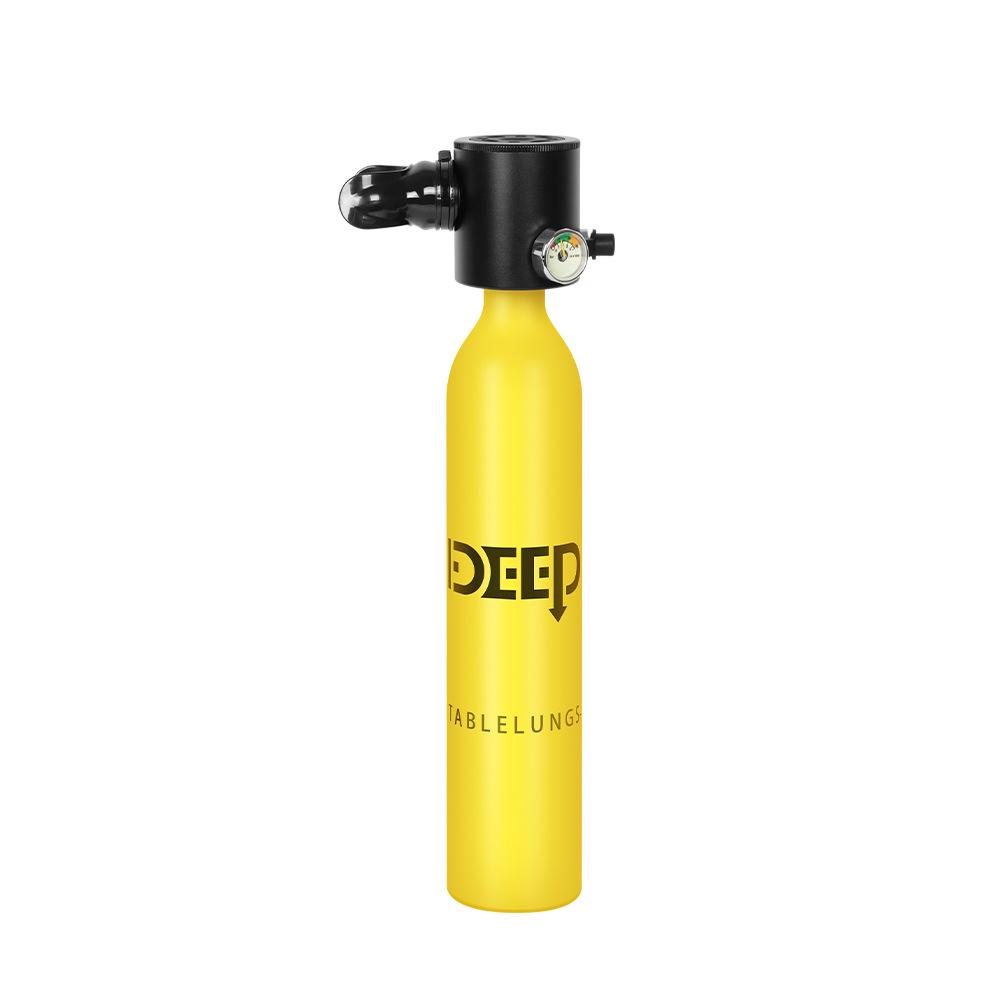 

DIDEEP 0.5L Mini Scuba Diving Oxygen Cylinder for Underwater Breathing Training Universal жёлтый