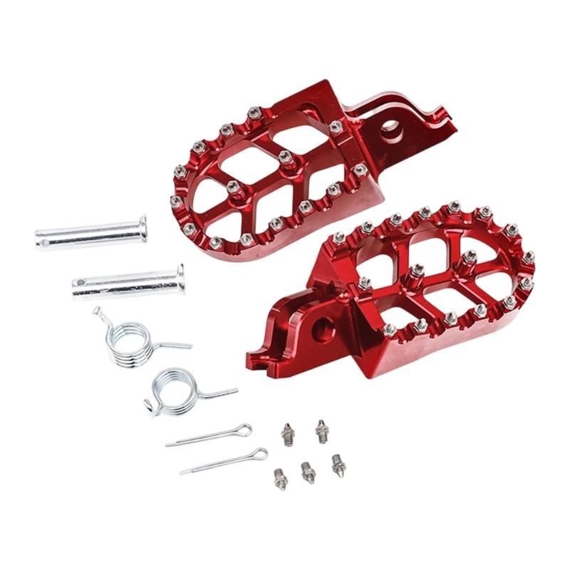 

Motorbike Accessories Aluminum Rustproof Footpeg for CRF250L CRF250M 2012-2018 Replacement Foot Pegs Foot Pedal Rest червоний