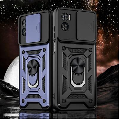 Husa blindata rezistenta la socuri pentru Motorola MOTO E22 E22i E13 4G Protectie lentile pentru camera foto Suport magnetic pentru inel Husa din spate pentru telefon pentru MOTO G53 G73 G13 G23